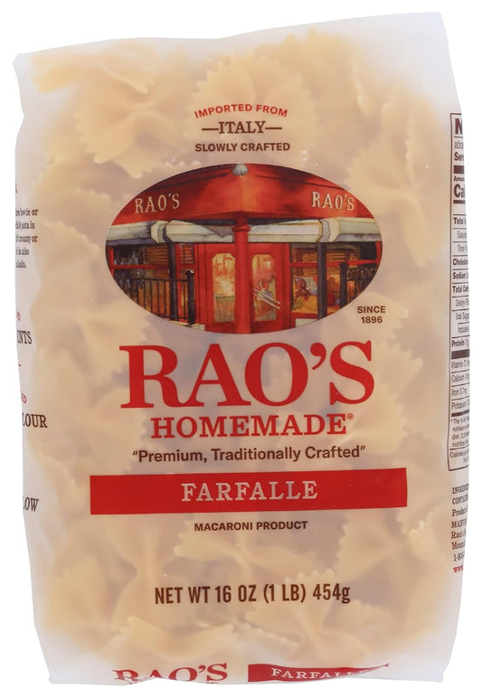 Rao's-Homemade-Farfalle-Pasta,-Non-GMO,-16-Oz-(Pack-770