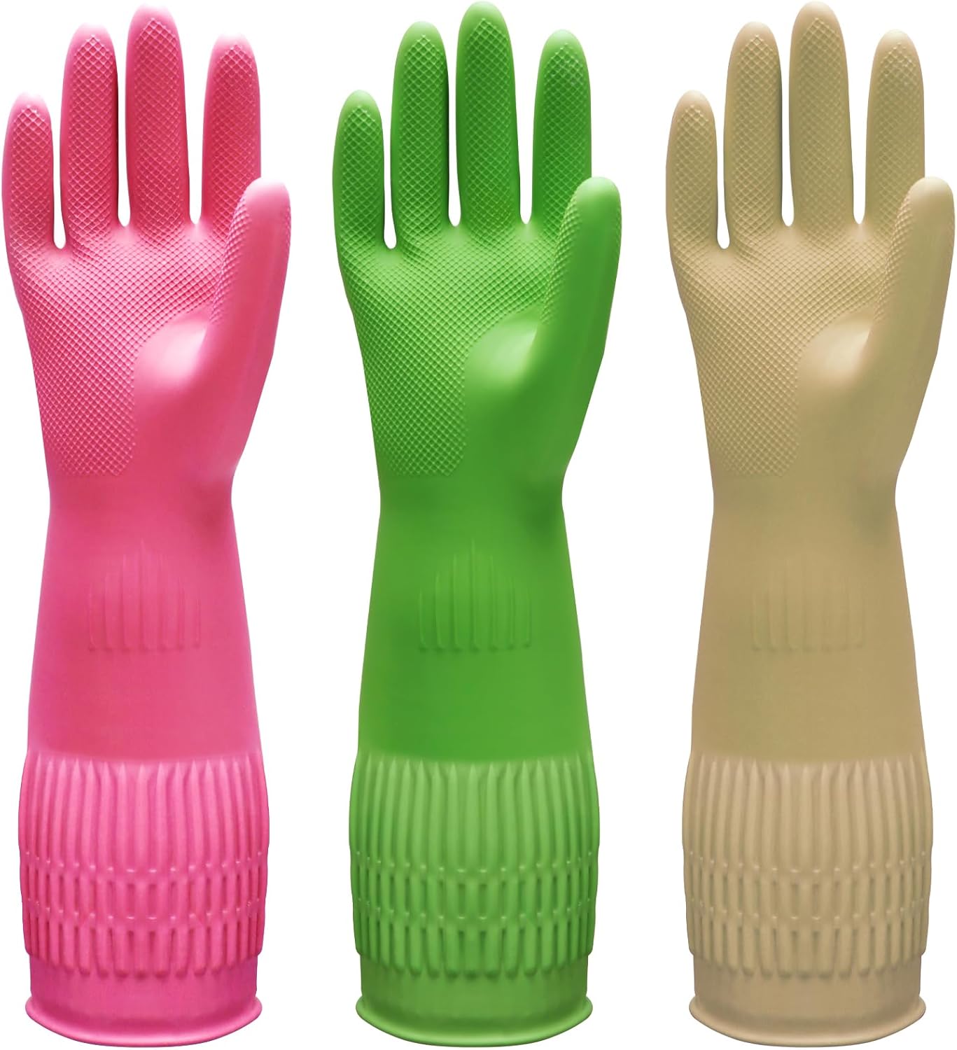 Bamllum-3-Pairs-of-Rubber-Dishwashing-Gloves-for-Kitchen-and-Household-Cleaning-–-Long-Cuff-1413