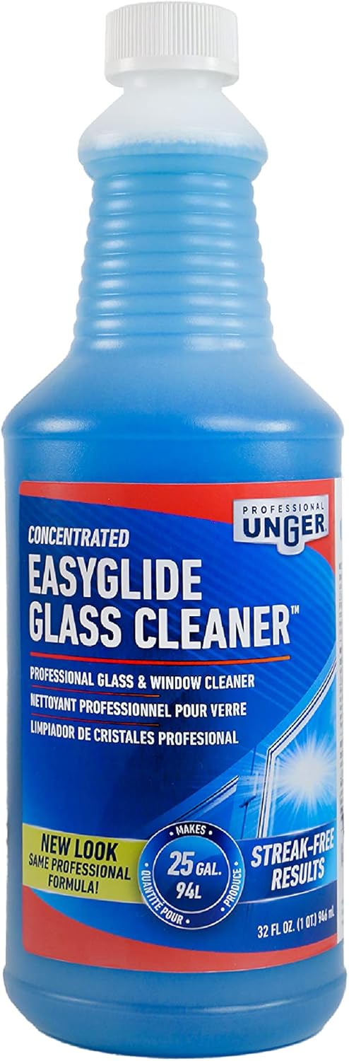 Unger-Professional-Streak-Free-EasyGlide-Glass-Cleaner-Concentrate,-32-oz-–-Ammonia-Free,-Makes-25-Gallons-of-1679