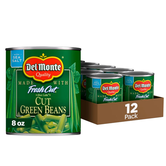 DEL-MONTE-BLUE-LAKE-Cut-Green-Beans,-Canned-Vegetables,-12-Pack,-8-932