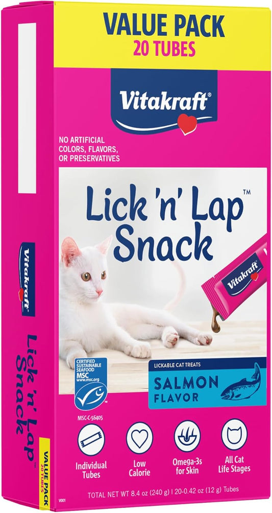 Lick-'n'-Lap-Snack-with-Salmon-Cat-Treat,-20pk-3
