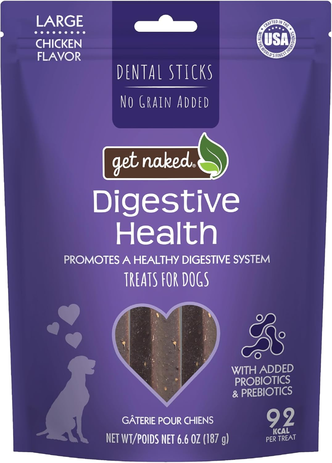 Get-Naked-Grain-Free-1-Pouch-6.6-Oz-Digestive-Health-Dental-Sticks,-1323