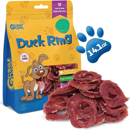 Dog-Treats-Duck-Jerky-Rings,-Natural-Duck-Breast,-2136