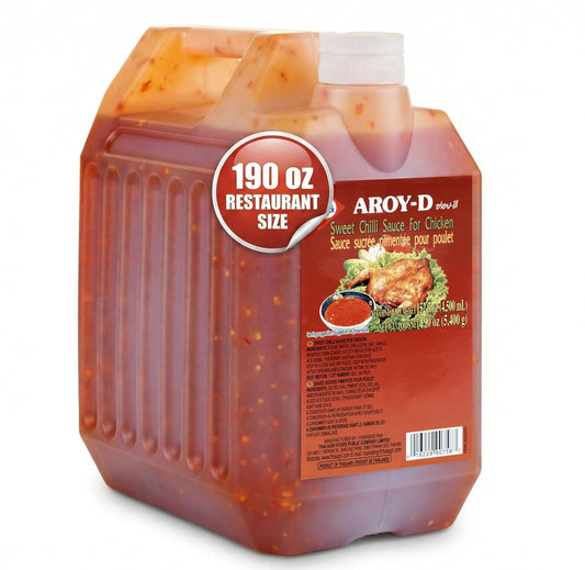 Aroy-D-Thai-Sweet-Chili-Sauce-11.9-lb-(190-Oz),-Bulk-Size-for-160