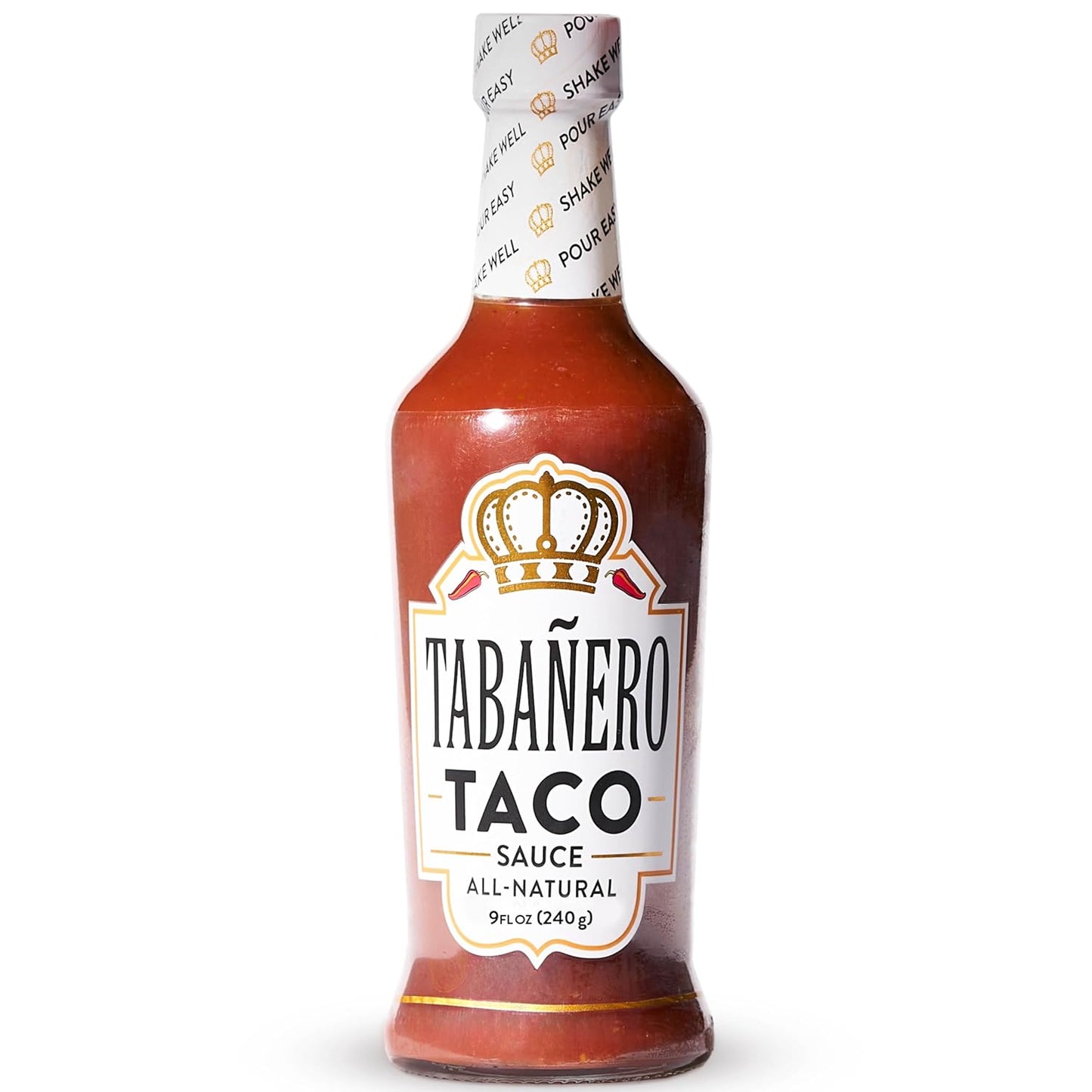 Tabanero-Original-Taco-Sauce-Mild-to-Medium-Heat,-9oz-Bottle,-Authentic-Mexican-Inspired-407