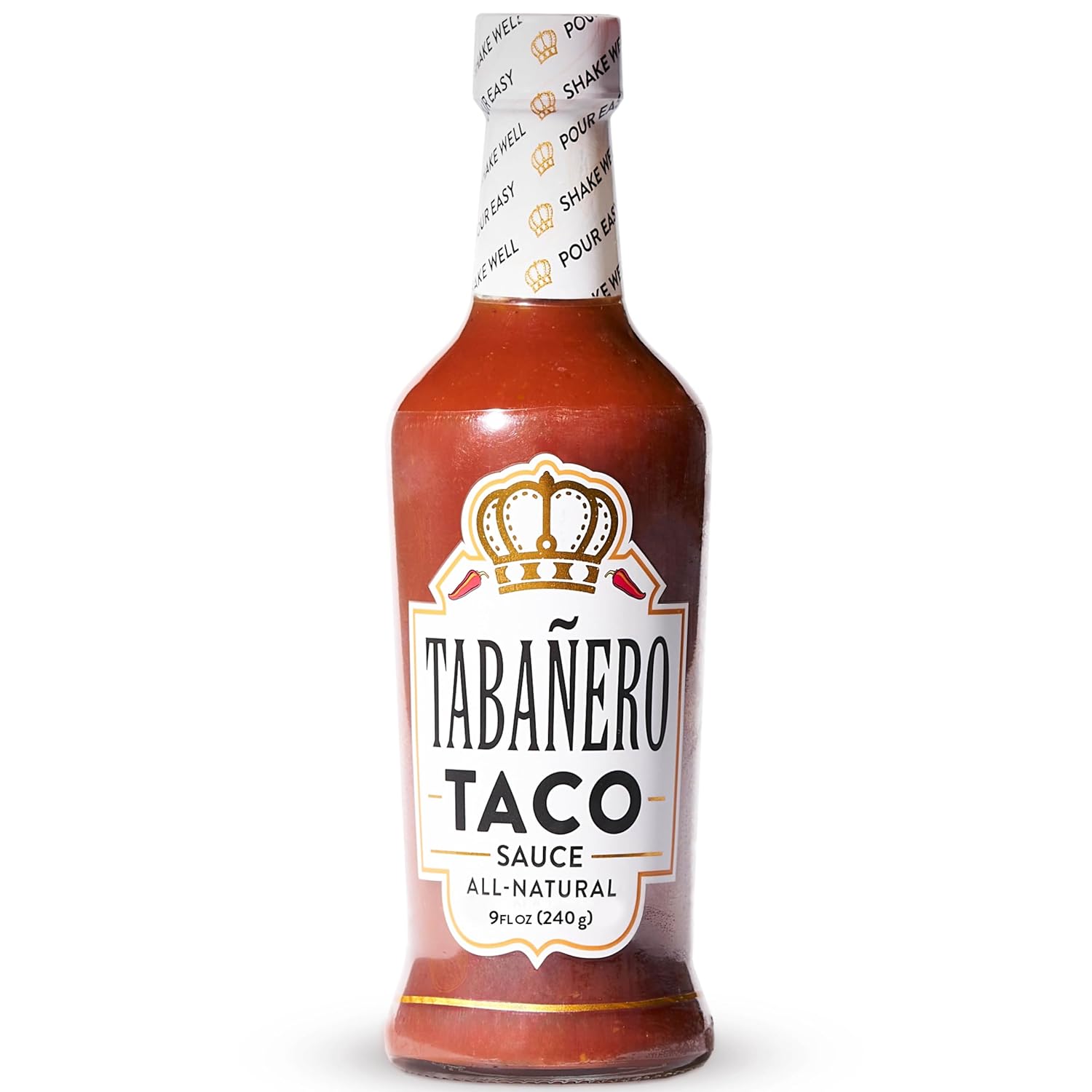 Tabanero-Original-Taco-Sauce-Mild-to-Medium-Heat,-9oz-Bottle,-Authentic-Mexican-Inspired-407