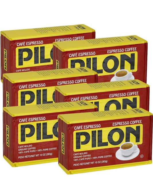 Pilon-Ground-Espresso-Coffee-10oz-|-284g-(Pack-of-06)-------1931