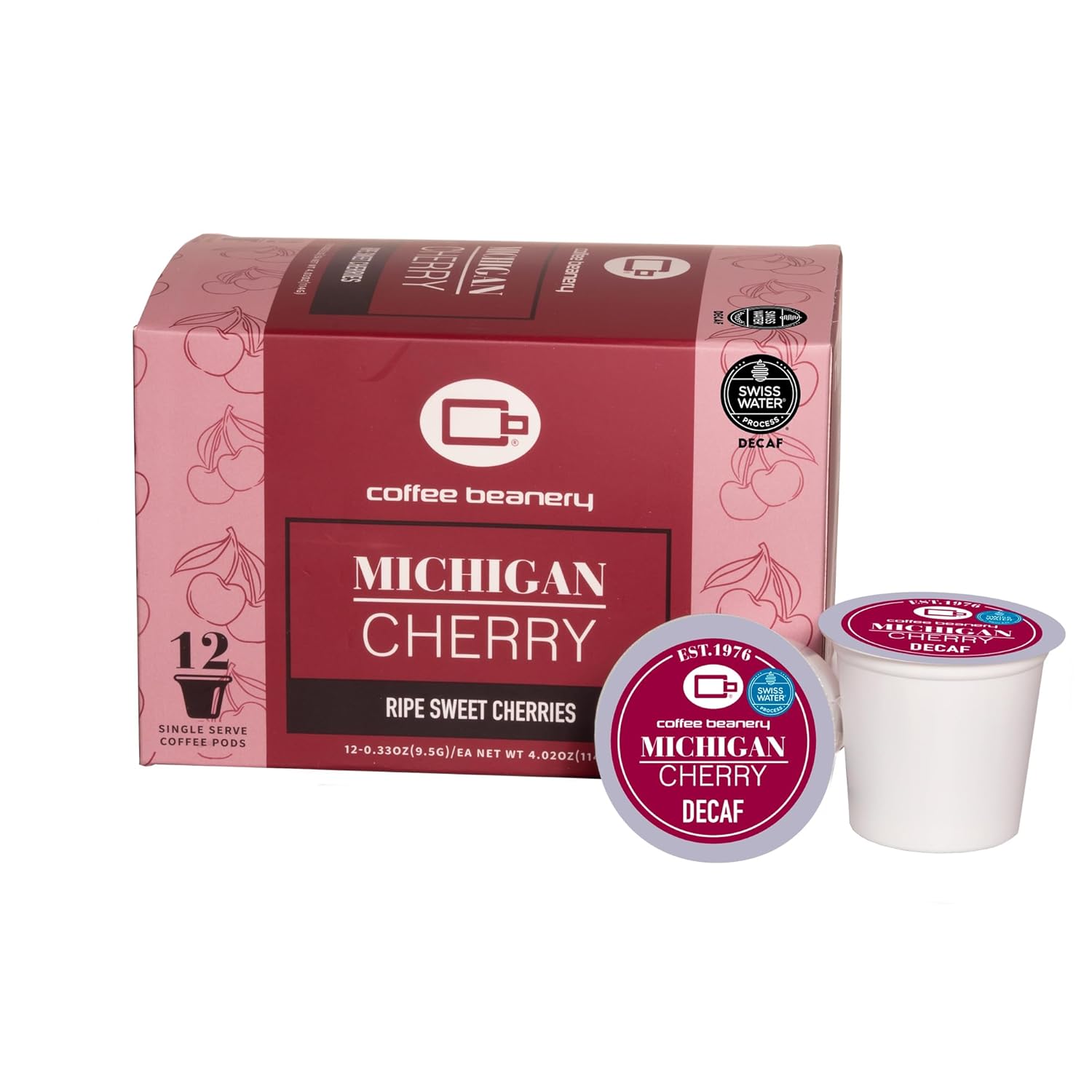 Michigan-Cherry-Decaf-Coffee-Pods-by-Coffee-Beanery-|-12ct-Medium-Roast-Arbica-1328