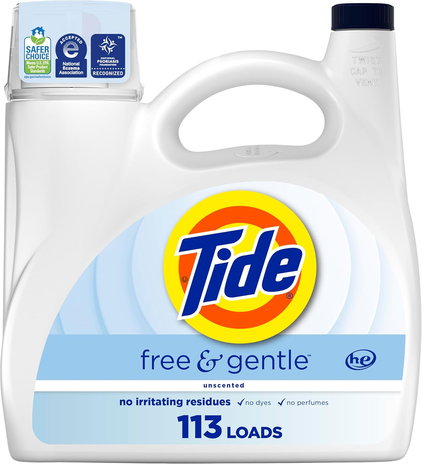 Tide-Free-&-Gentle-Liquid-Laundry-Detergent,-113-Loads,-4.4-3888
