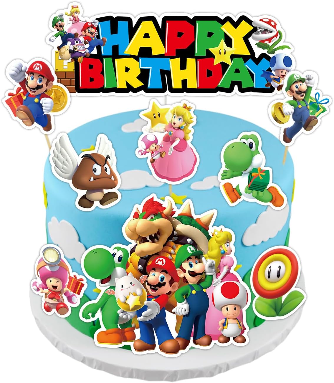 9Pcs-Mario-Birthday-Decorations,-Mario-Birthday-Cake-3356