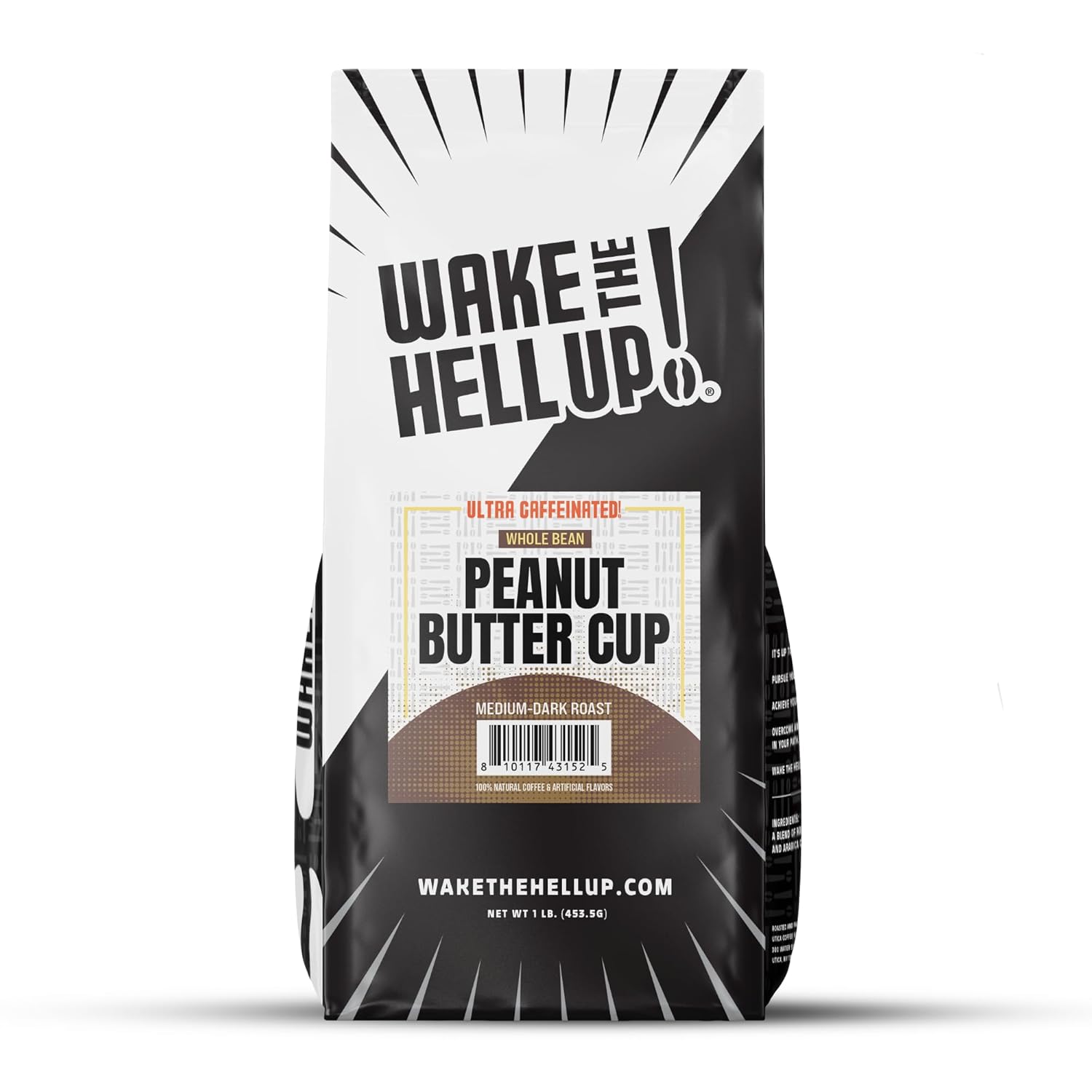Wake-The-Hell-Up!-1lb-Ultra-Caffeinated-Peanut-Butter-Cup-Whole-Bean-Coffee,-Low-111