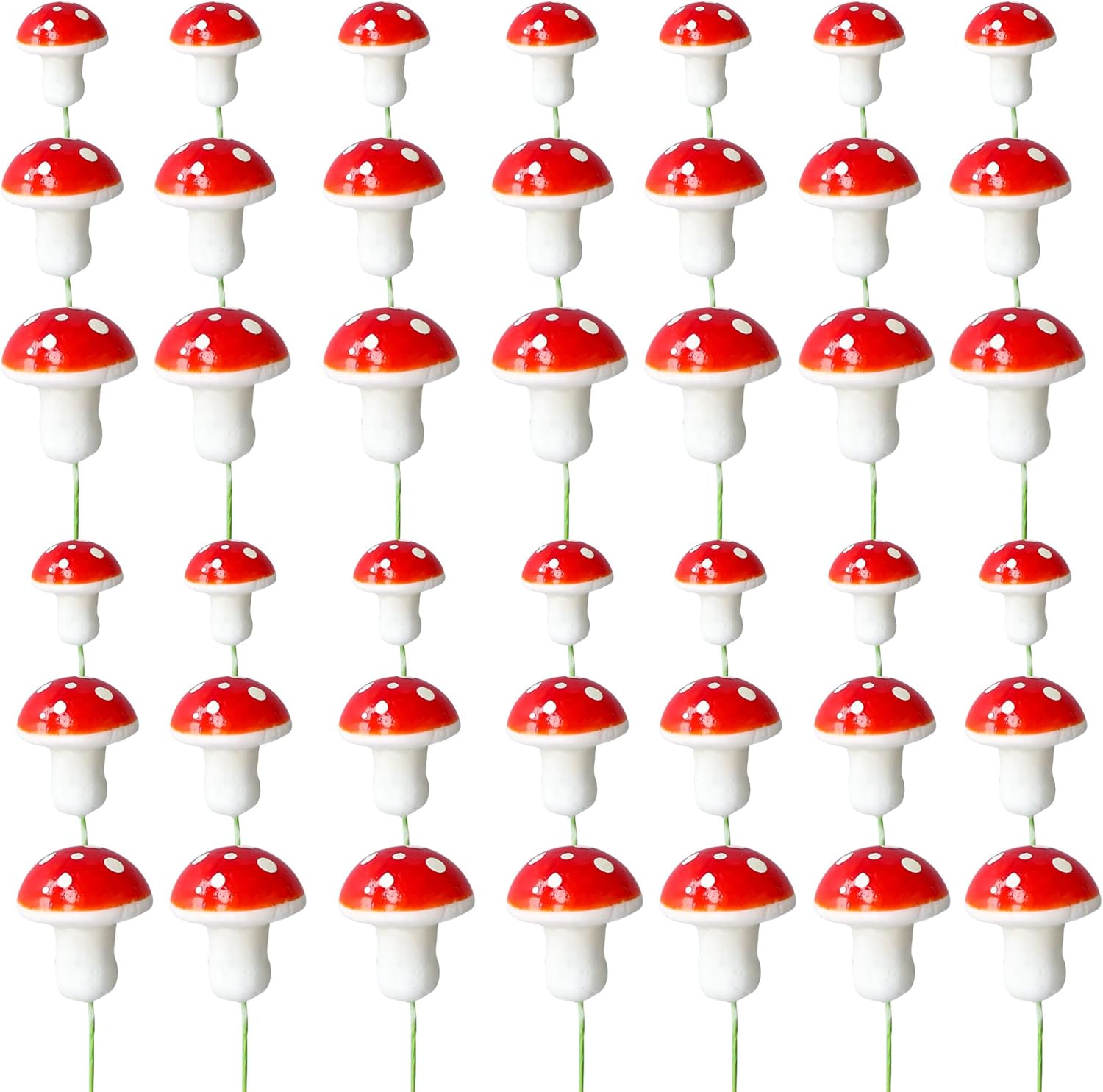 Gyufise-30Pcs-Mushroom-Cake-Decorations-Red-Mini-Mushroom-Toothpicks-Mushroom-Cupcake-Toppers-Cake-for-1706