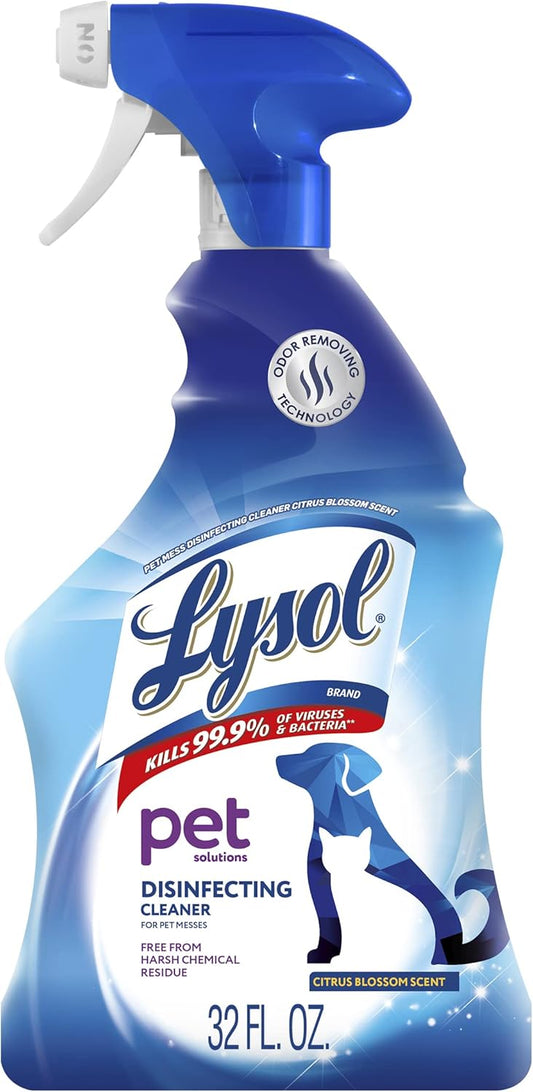 LYSOL-Pet-Solutions-–-Disinfecting-Cleaning-Spray,-Citrus-Blossom-Scent,-3830