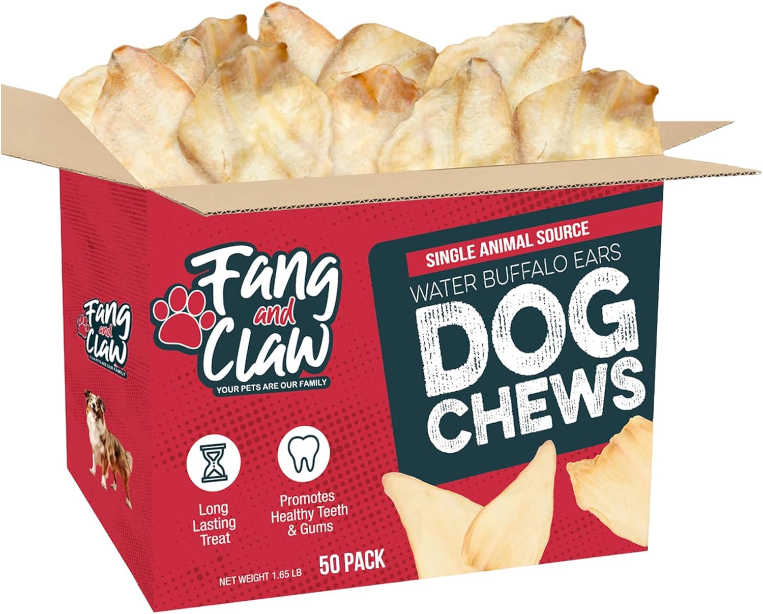 Fang-&-Claw-Water-Buffalo-Ears-for-Dogs-2682