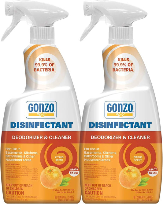 Gonzo-Disinfectant-Spray-&-Multipurpose-Cleaner---24-Ounce-(2-19