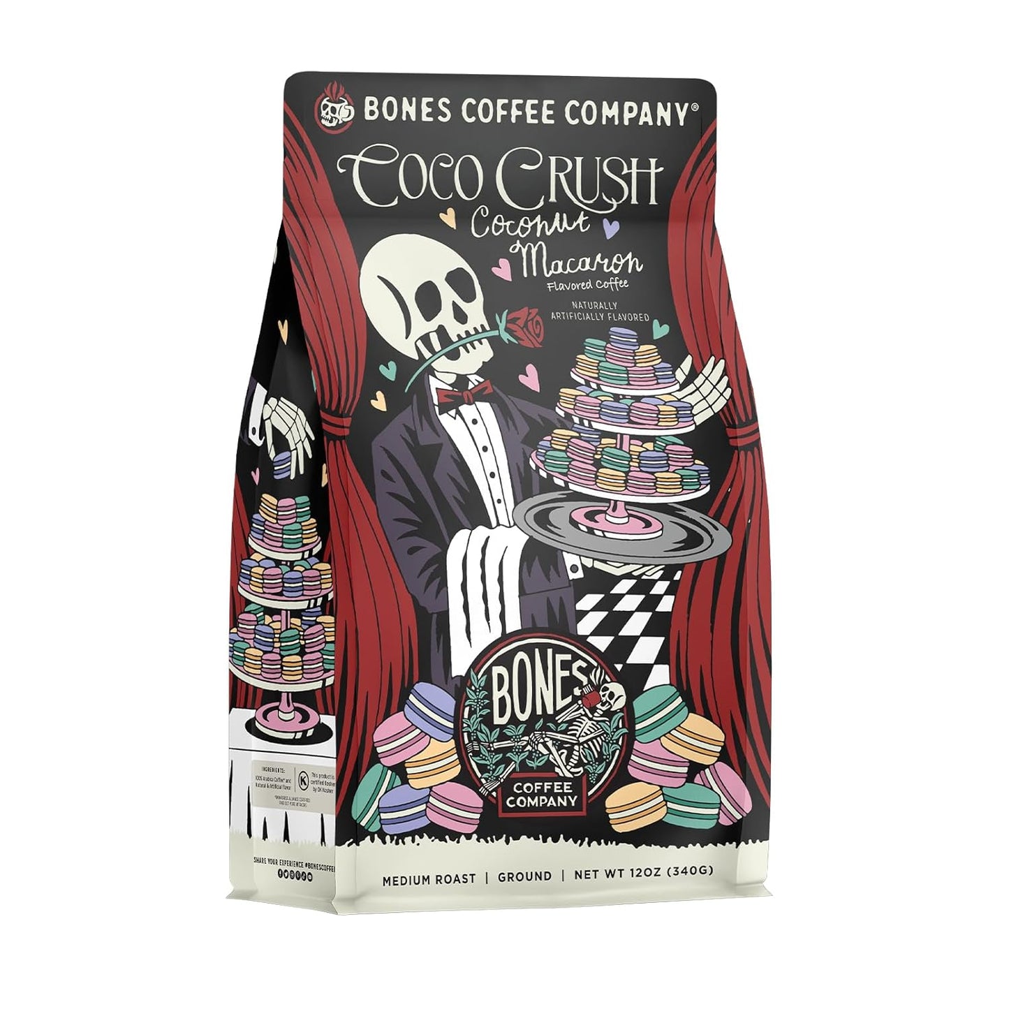 Bones-Coffee-Company-Coco-Crush,-Coconut-Macaron-Flavored-Coffee,-Medium-Roast-Low-Acid-1721