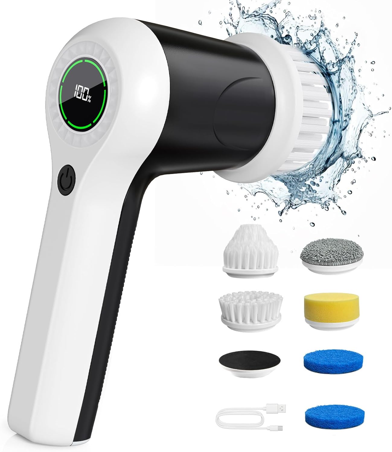 PUFTEM-Electric-Spin-Scrubber,-Cordless-Shower-Scrubber-with-Battery-Level-Display,-2-Speeds-Electric-Scrubber-1802