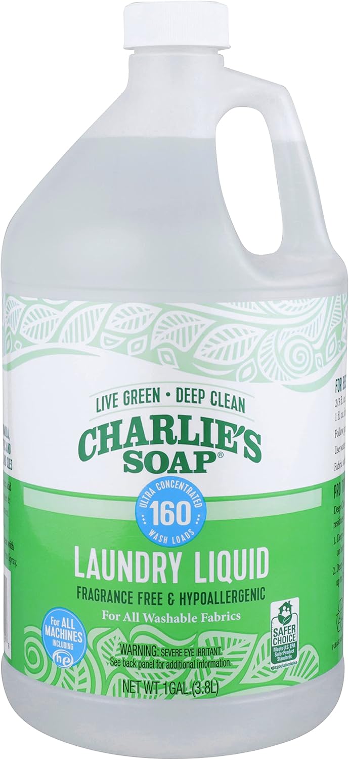 Charlie’s-Soap-Laundry-Liquid-(160-Loads,-1-Pack)-Natural-Deep-Cleaning-Hypoallergenic-1358