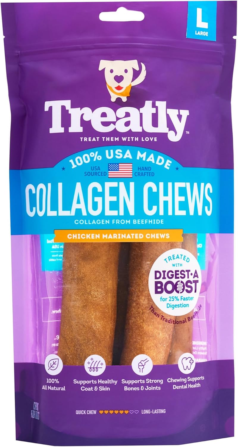 USA-Collagen-Rolls-9-10"-Dog-Chew-Treats---Chicken-Marinade-Flavor,-Count/1-613
