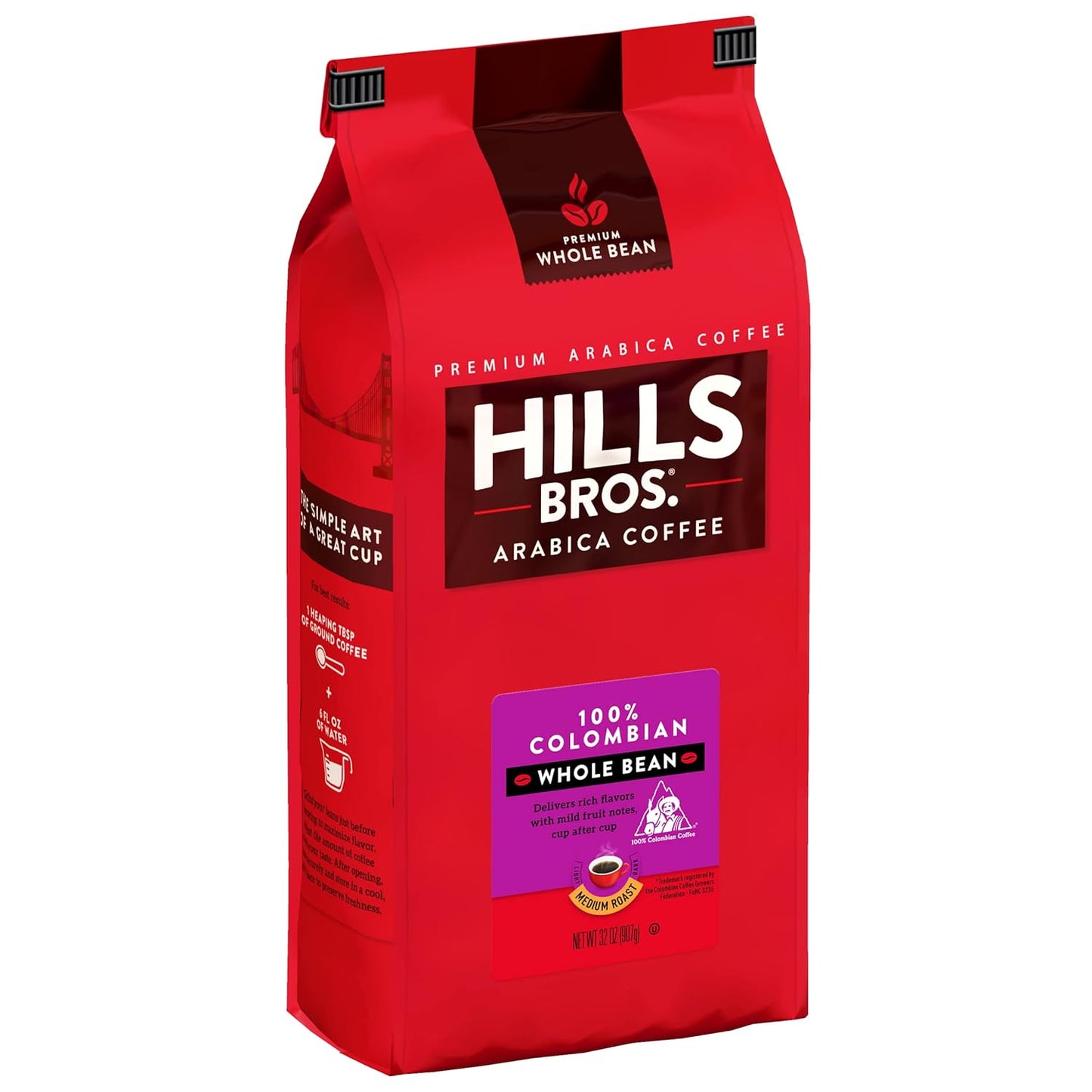 Hills-Bros.-Café-colombiano-en-grano-entero,-ricos-y-atrevidos,-granos-café2629