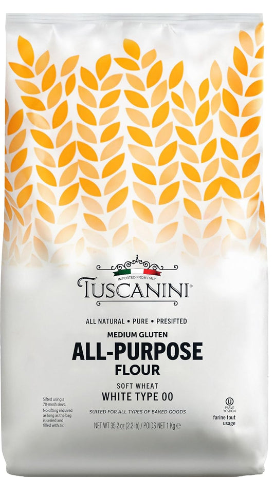 Tuscanini-Harina-italiana-multiusos,-trigo-blando-tipo-00,-2.2-|-141
