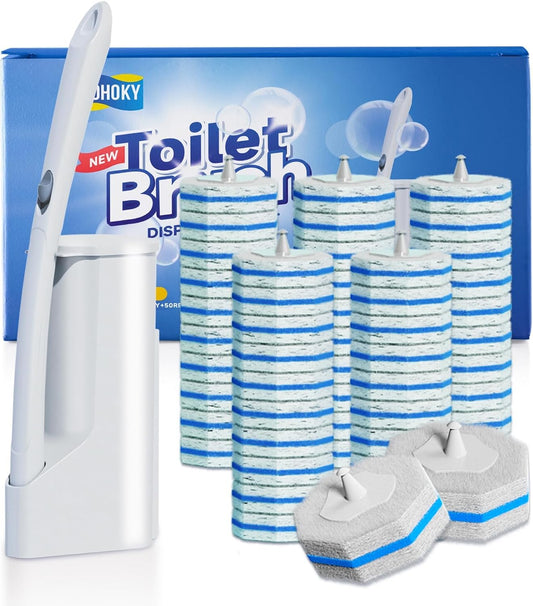 Disposable-Toilet-Brush-Cleaning-System-with-50pcs-Refills-Pads-Replacement-Heads,-Toilet-Cleaning-Stick,-Wall-1207