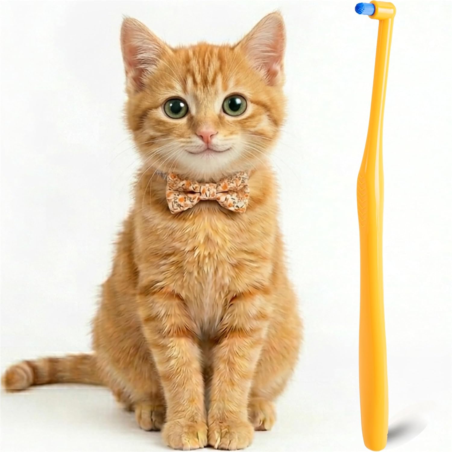 Cat-Toothbrush-Tuft-Head,-Small-Dog-&-Puppy-Tooth-Brushing-Kit,-Mini-Head-1103