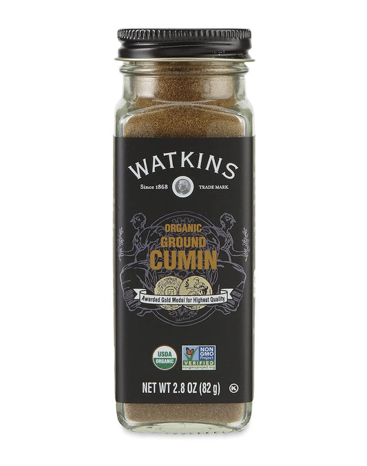 Watkins-Gourmet-Organic-Spice-Jar,-Ground-Cumin,-Non-GMO,-Kosher,-2.8-Ounce-Jar,-400
