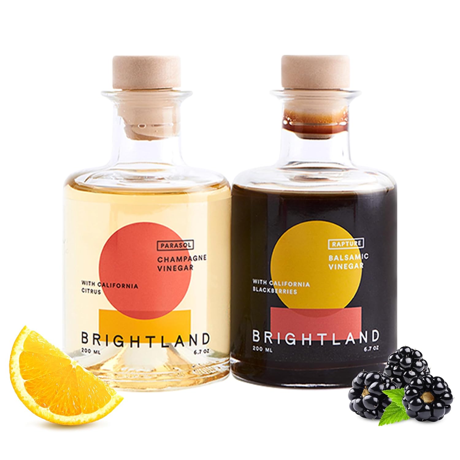 Brightland-The-Pair,-Balsamic-Vinegar-&-Champagne-Vinegar-Duo---Artisinal-Vinegars-for-Dressings,-727