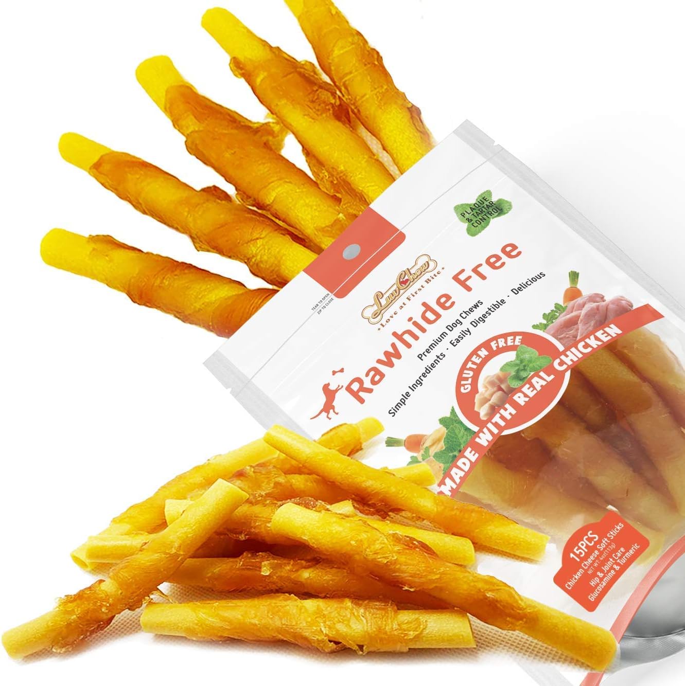 Chicken-Wrapped-Dog-Bone-Treat-Sticks-with-Glucosamine-2735