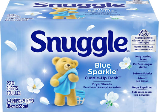 Snuggle-Fabric-Softener-Dryer-Sheets,-Blue-Sparkle-Cuddle-Up-Fresh,-230-Ct,-Long-Lasting-1747