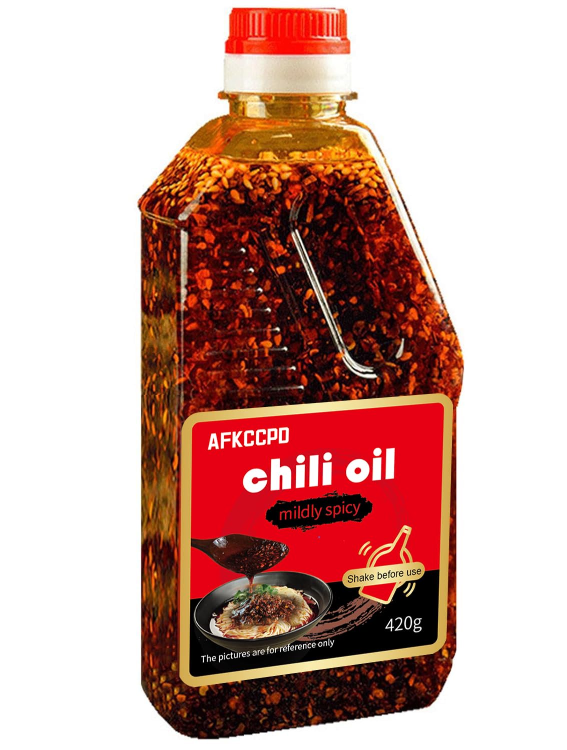 Small-Chili-Oil,14.8-Ounces/420g-Sichuan-Chili-Crisp-Spicy,Umami-Crunchy-Chili-Oil-Condiment-All-Vegan/Good-1207