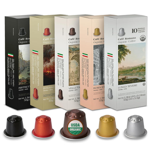 Organic-USDA-Café-Romano-Coffee-Aluminum-Espresso-Pods-For-Nespresso-Original-Machine-100-3183