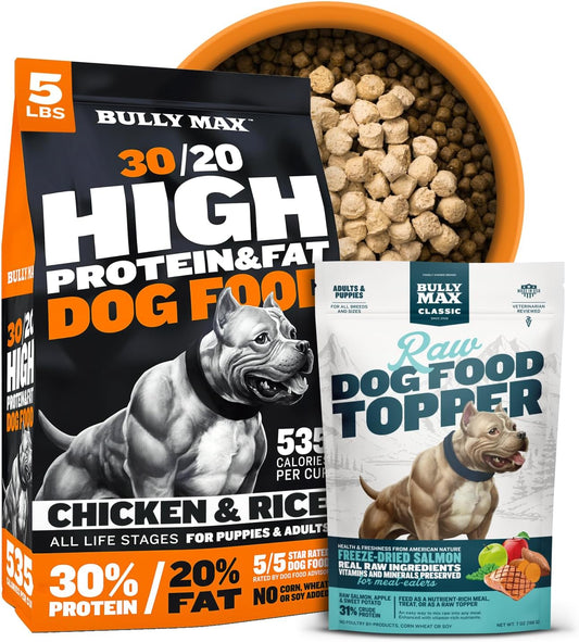 Bully-Max-30/20-High-Protein-Chicken-Dog-Food-5-lbs.-+-Freeze-Dried-Raw-41