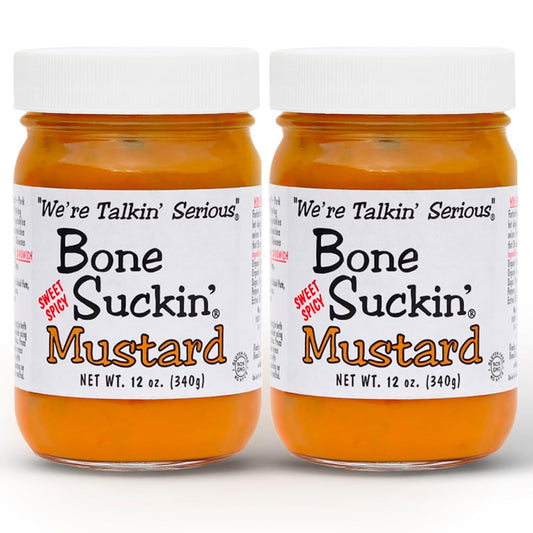 Bone-Suckin'-Sweet-Spicy-Mustard,-National-Champion,-Made-in-the-USA,-Non-GMO,-1117