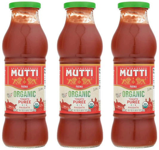 Mutti-Organic-Tomato-Puree-(Passata),-19.7-oz.-|-3-Pack-|-Italy’s-595