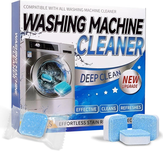 Washing-Machine-Cleaner-Tablets–24-Packs,Deep-Cleaning-Tablets-For-HE-Front-Loader-&-24