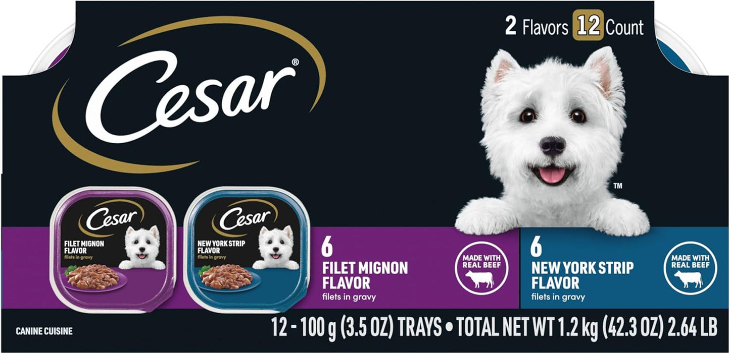 Cesar-Gourmet---Comida-húmeda-para-perros,-paquete-de-2905