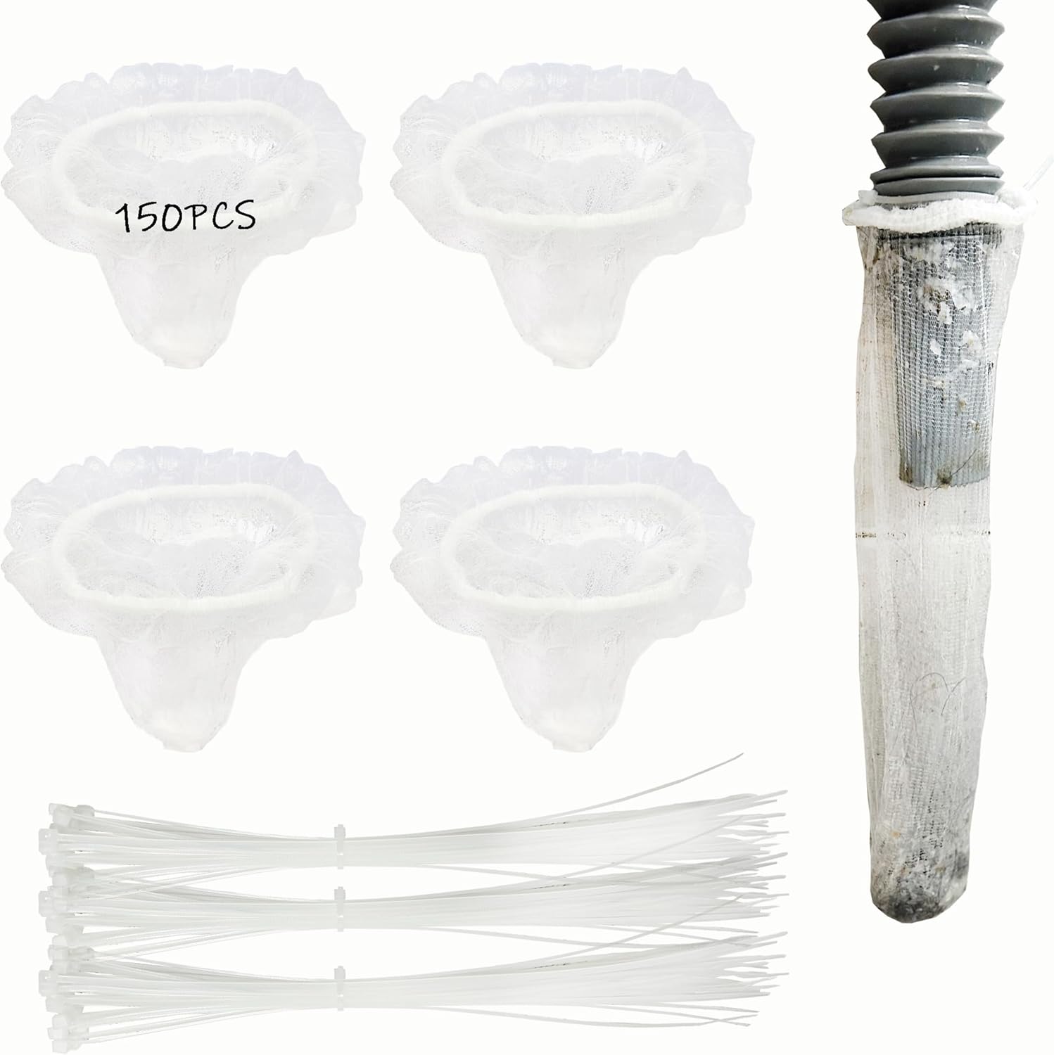 150-Pack-Lint-Traps-for-Washing-Machine-Hose---Washer-1104