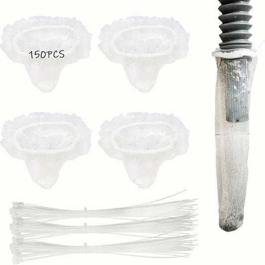 150-Pack-Lint-Traps-for-Washing-Machine-Hose---Washer-1104