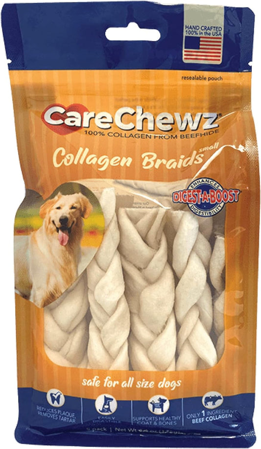CareChewz-Collagen-6-7"-Skinny-Braided-Sticks-Dog-Chew-3042