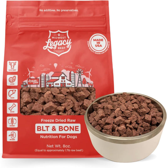 Midwest-Legacy-Beef-Freeze-Dried-Raw-BLT-&-Bone-Dog-Food-Premium-Protein-Nutritious91