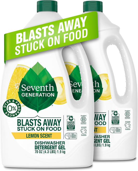 Seventh-Generation,-Dishwasher-Detergent-Gel,-Lemon,-70-oz,-Pack-of-2---360