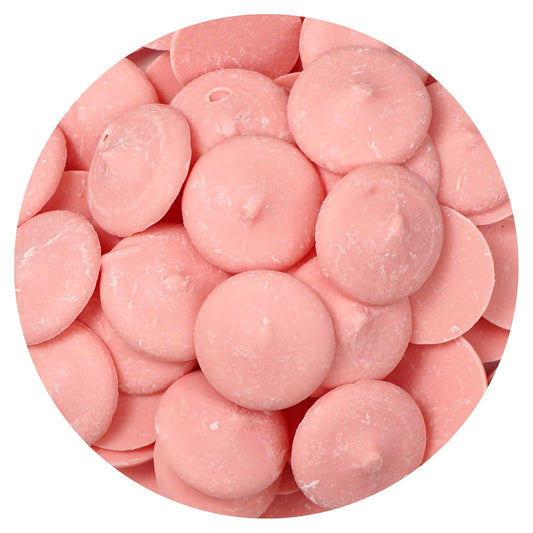 Pink-Chocolate-Melting-Wafers,-12-Ounce-Bulk-4283