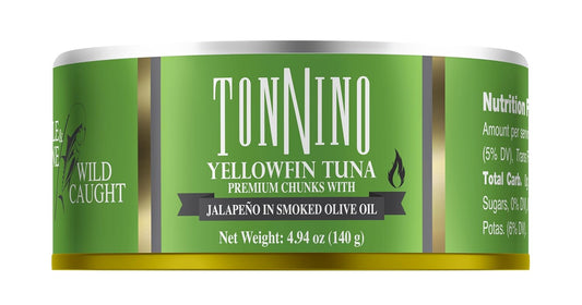 Tonnino-Tuna-Fish-Yellowfin-Pole&Line-–-Premium-chuncks-with-Jalapeno-in-Smoked-Oilve-297