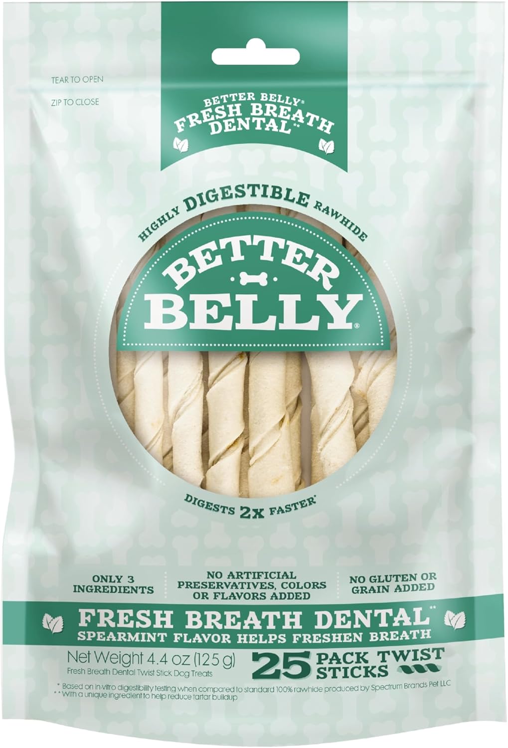 Better-Belly-Fresh-Breath-Dental-Twist-Sticks,Highly-Digestible-Rawhide-for-Dogs,-Count-1821