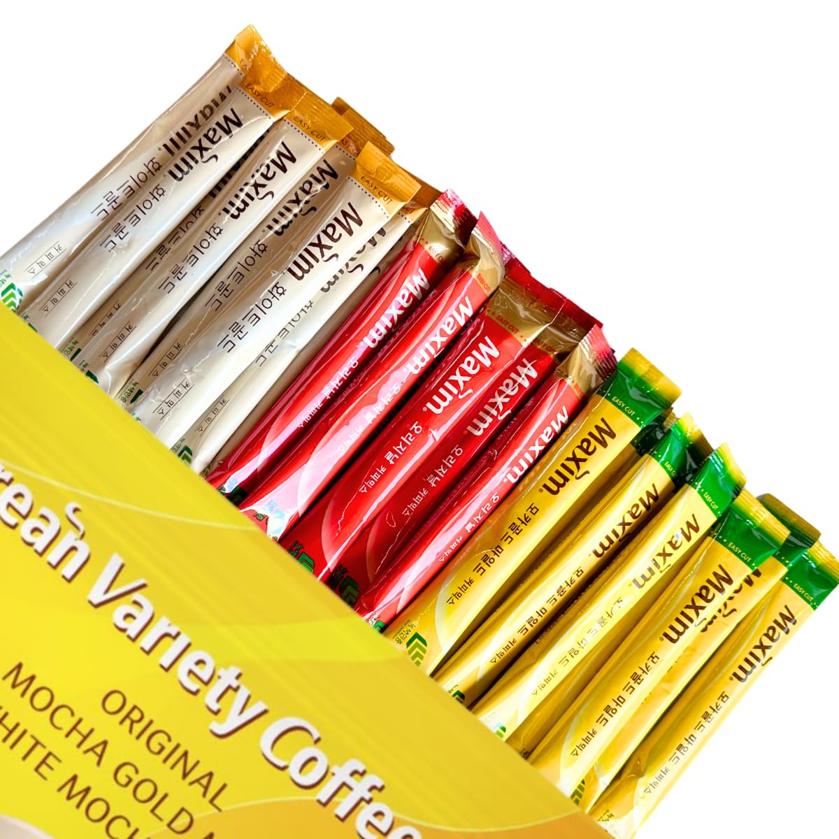 Korean-Instant-Coffee-Mix-(30ct/3-Flavor)---Maxim-Mocha-Gold,-Original,-White-Mocha-855