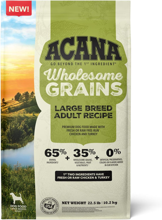 ACANA-Wholesome-Grains-Dry-Dog-Food-Large-Breed-Adult-Recipe-22.5lb-Bag---1602