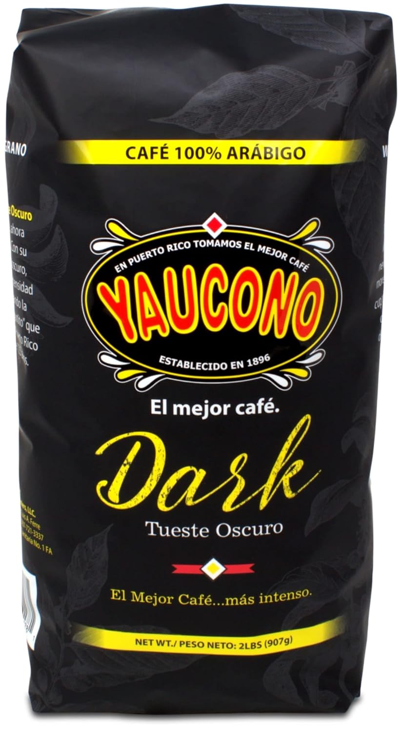 Yaucono-Dark-Roast-Whole-Bean-Coffee,-Puerto-Rico,-1-Arabica,-2-Pound-(Pack-1620