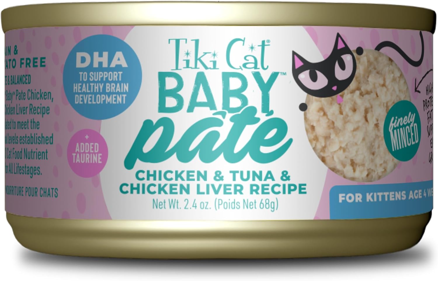 Tiki-Cat-Baby-Pate-Wet-Cat-Food-for-Kittens,-Chicken,-Tuna-Chicken-2.4-Can641